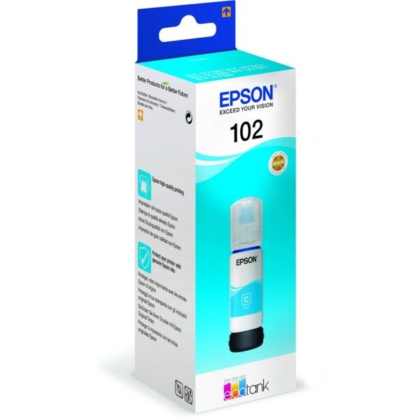 Original Tintenflasche Epson 102 cyan (C13T03R240)